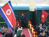 Toàn cảnh lễ đón Chủ tịch Kim Jong Un ở ga Đồng Đăng